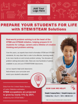 D&H - Template: Prepare Your K-12 Students for Life with STEM/STEAM