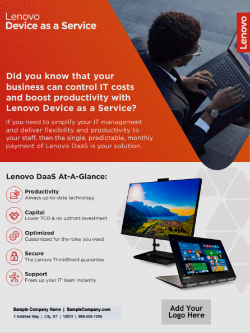 Lenovo - Template: Lenovo Device as a Service